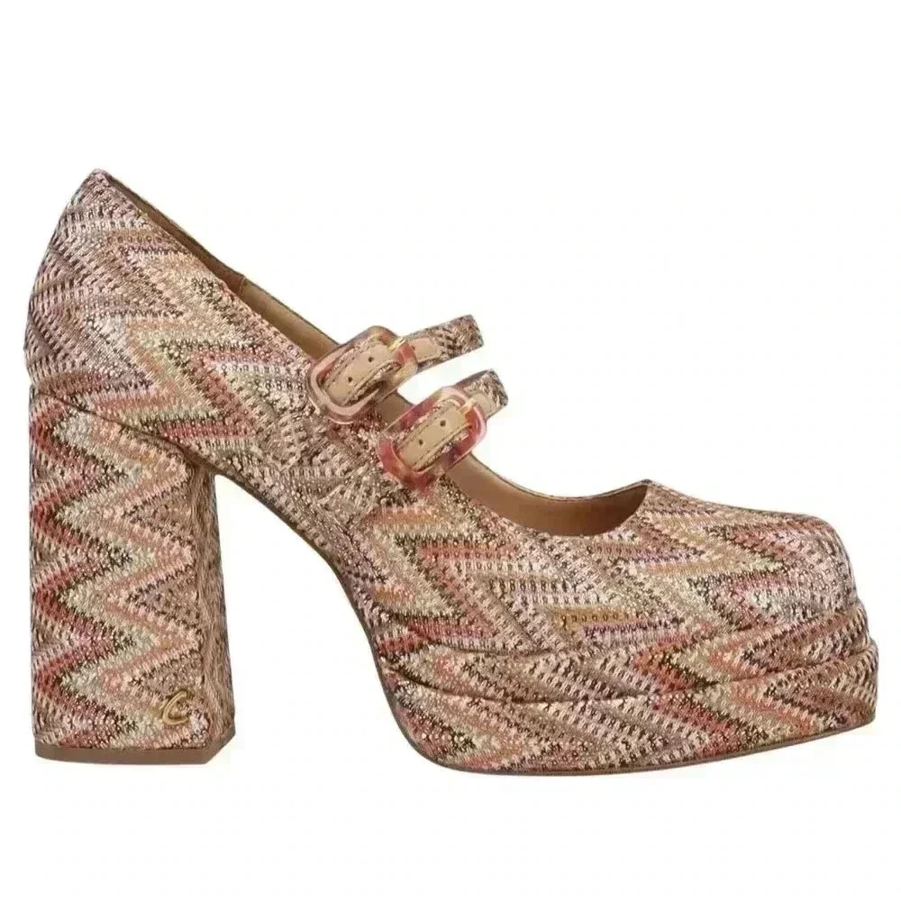 Circus NY by Sam Edelman Women's Pepper Platform   Amber Multi Size US 6.5 , 7